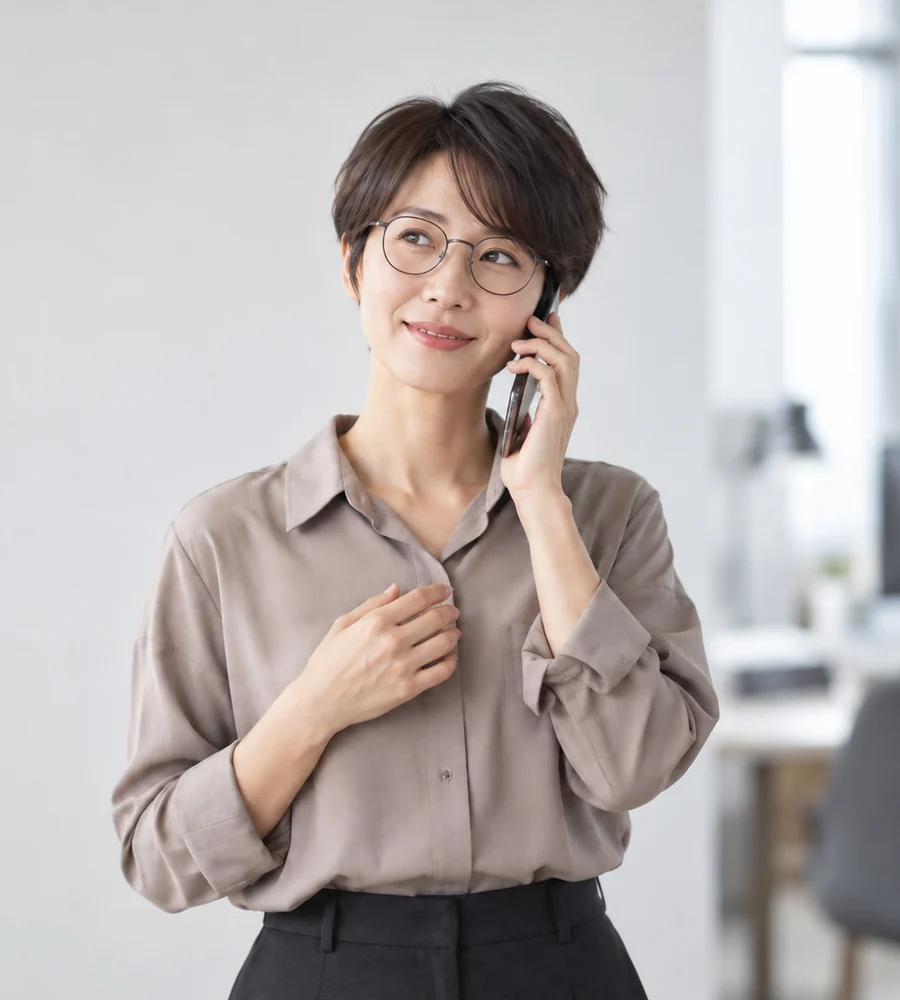울산 일수 상담을 휴대전화로 안내받는 고객